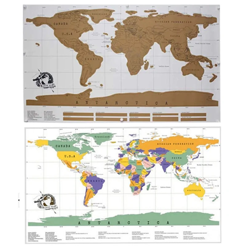 Scratch Off World Map