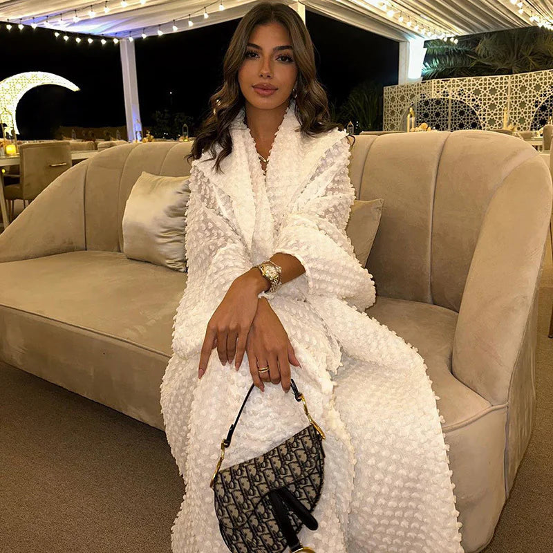 Plush Lounge Wrap Dress