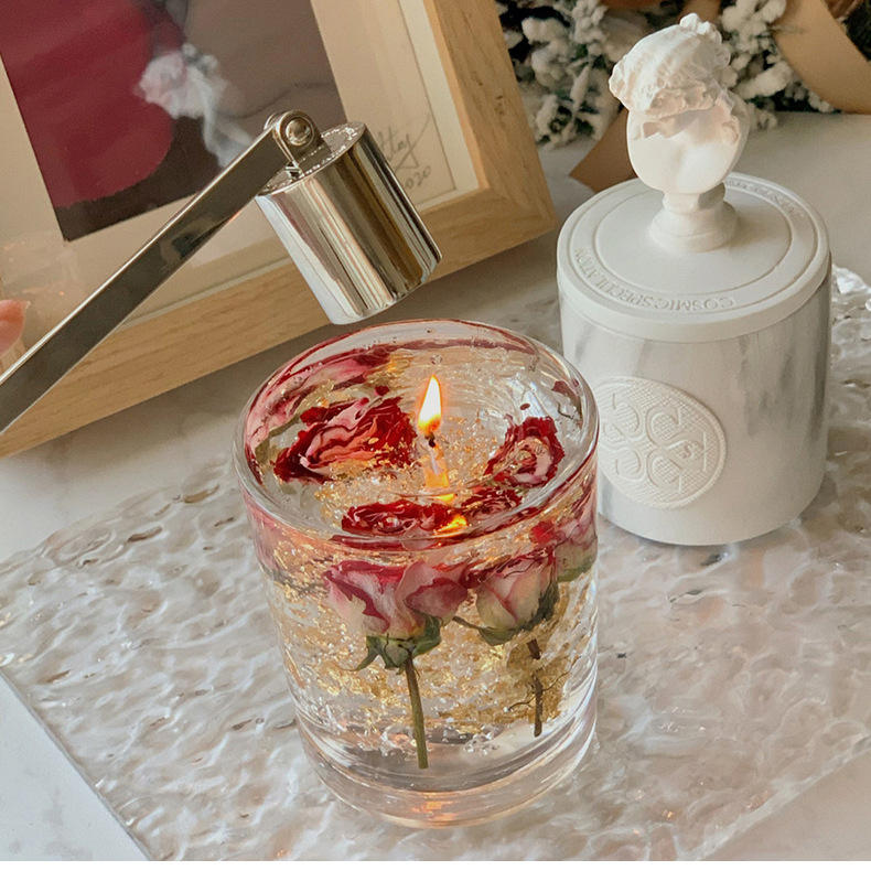 Fire Jelly Wax Candle