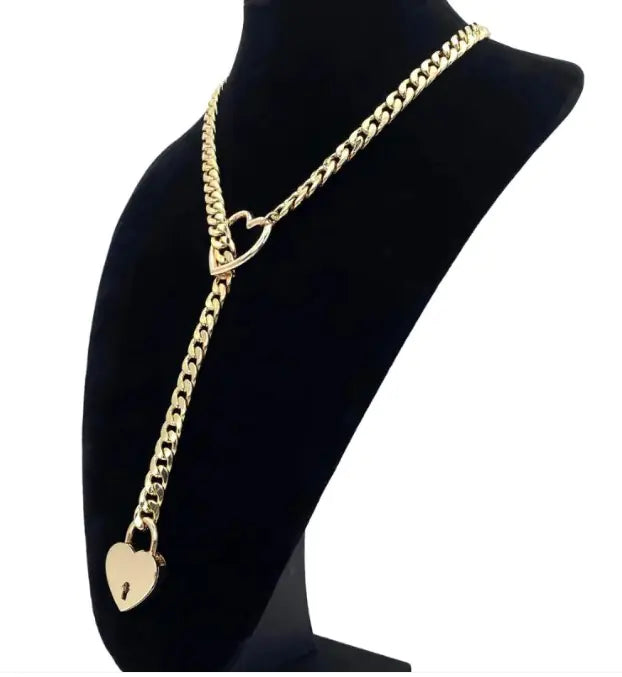 Heart Key Necklace