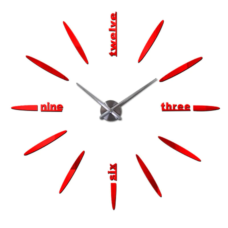Acrylic Mirror Wall Clock
