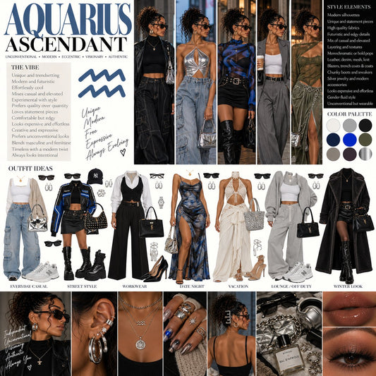 Aquarius Ascendant Style Guide: Unconventional, Modern, Always Evolving