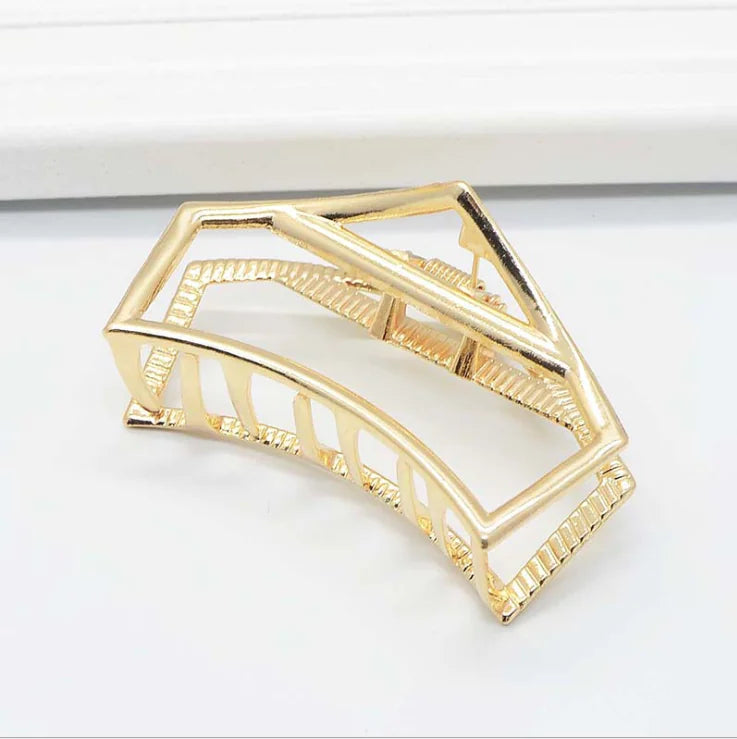 Minimalist Gold Hair Clip