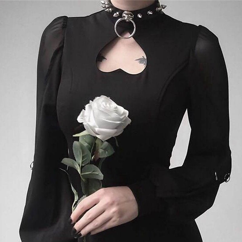 Rhinestone Spiked Choker