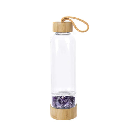 Crystal Quartz Energy Water Bottle