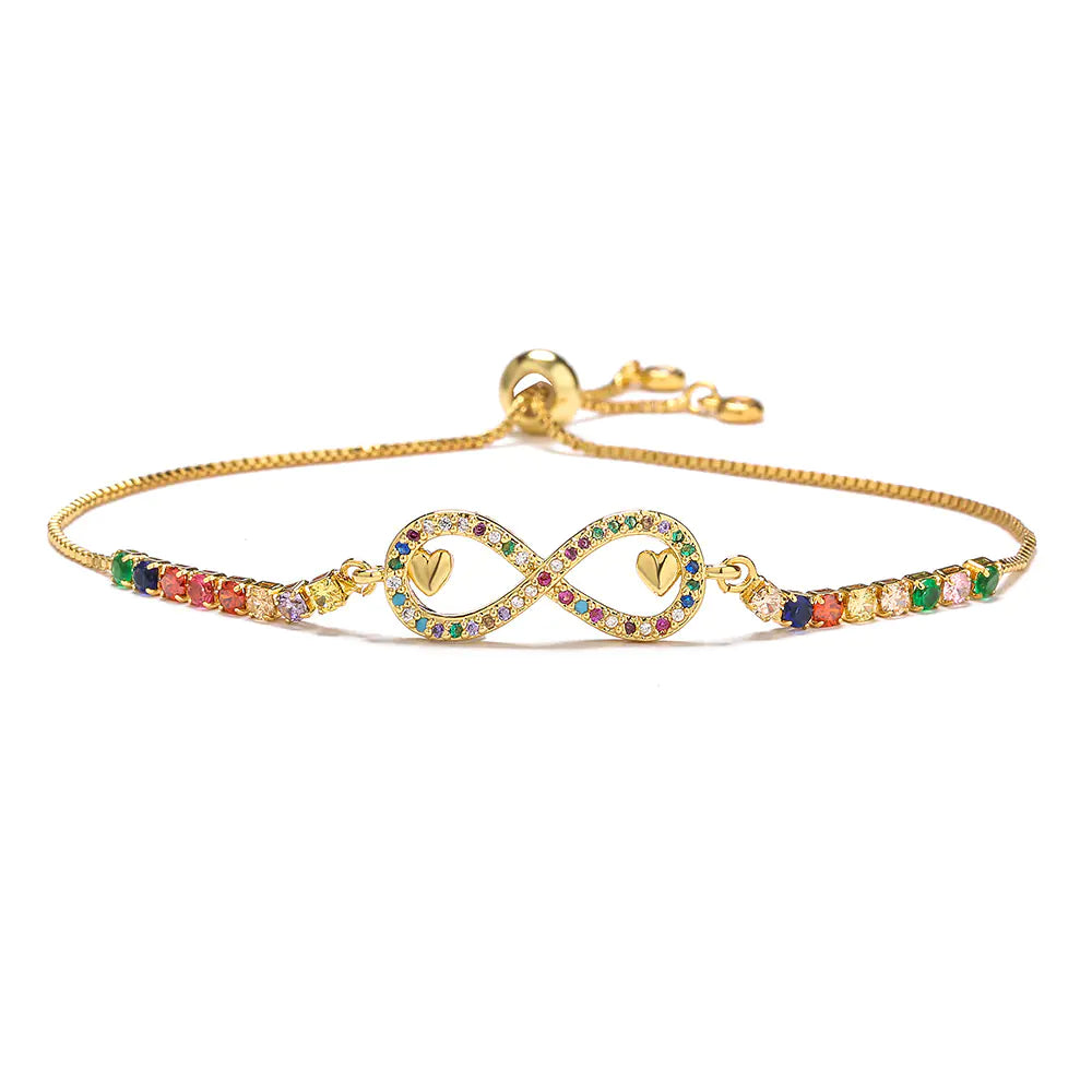 Gold Fatima Hand Charm Bracelet