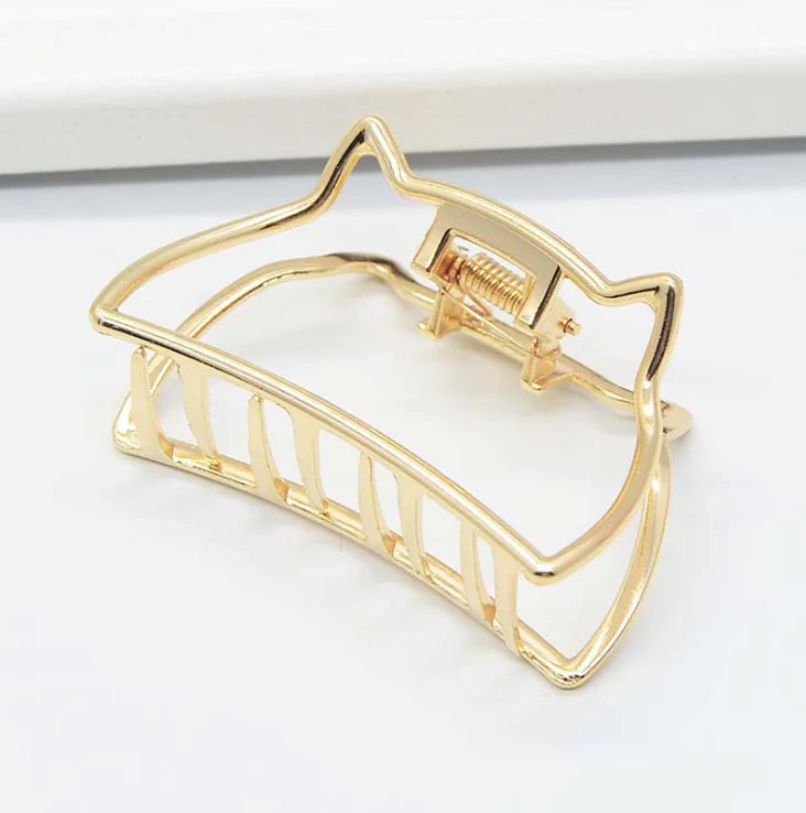 Minimalist Gold Hair Clip