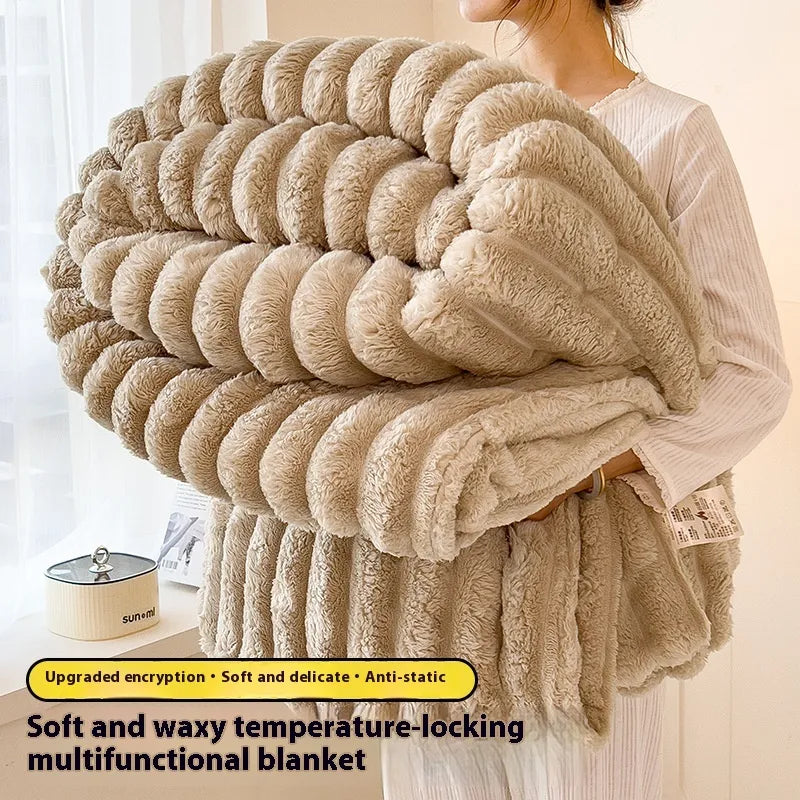Faux Fur Throw Blanket
