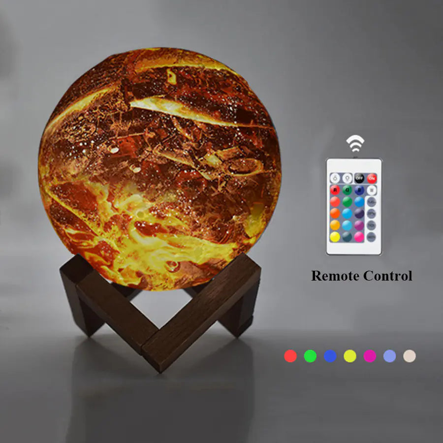 3D LED Moon Lamp