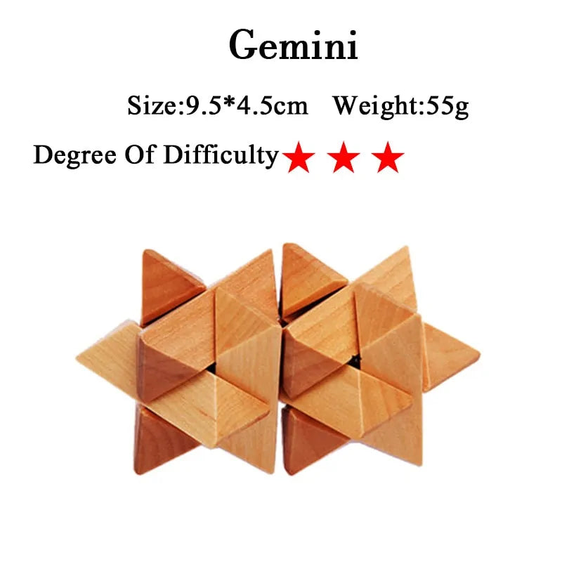 IQ 3D Wooden Puzzle