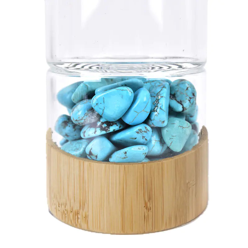 Crystal Quartz Energy Water Bottle