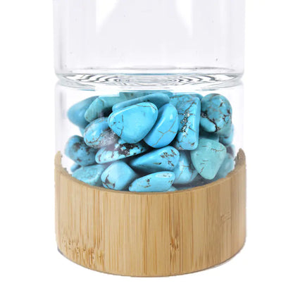 Crystal Quartz Energy Water Bottle