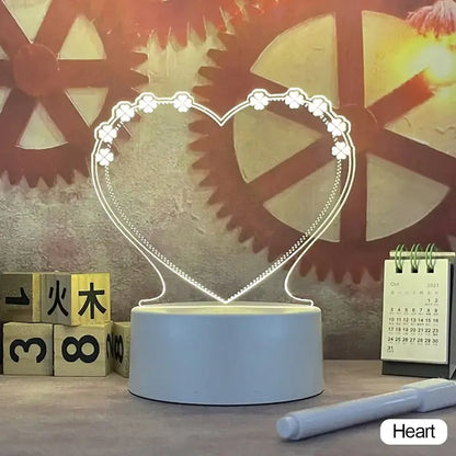 Creative USB Message Board Lamp