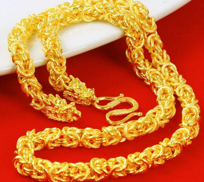 King Status Chain – Bold Gold Statement Necklace