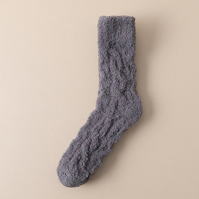 Plush Fleece Lounge Socks
