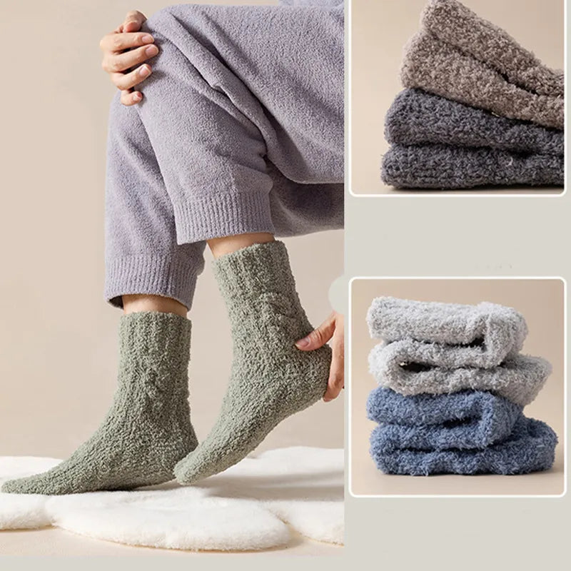 Plush Fleece Lounge Socks
