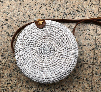Woven Rattan Mini Bag
