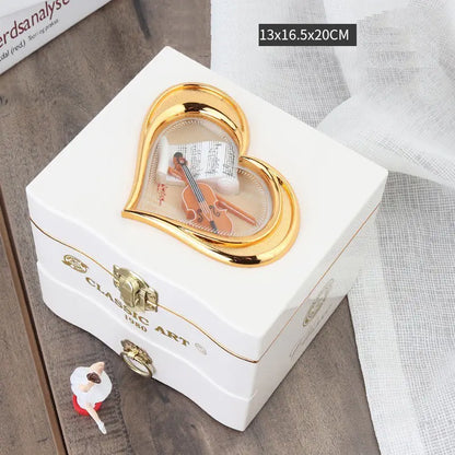Vintage Music Box with Jewelry Storage