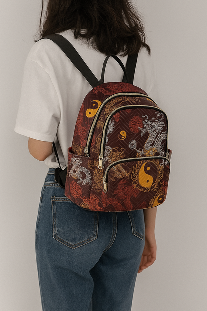 ALAZA Dragon Yin Yang Backpack
