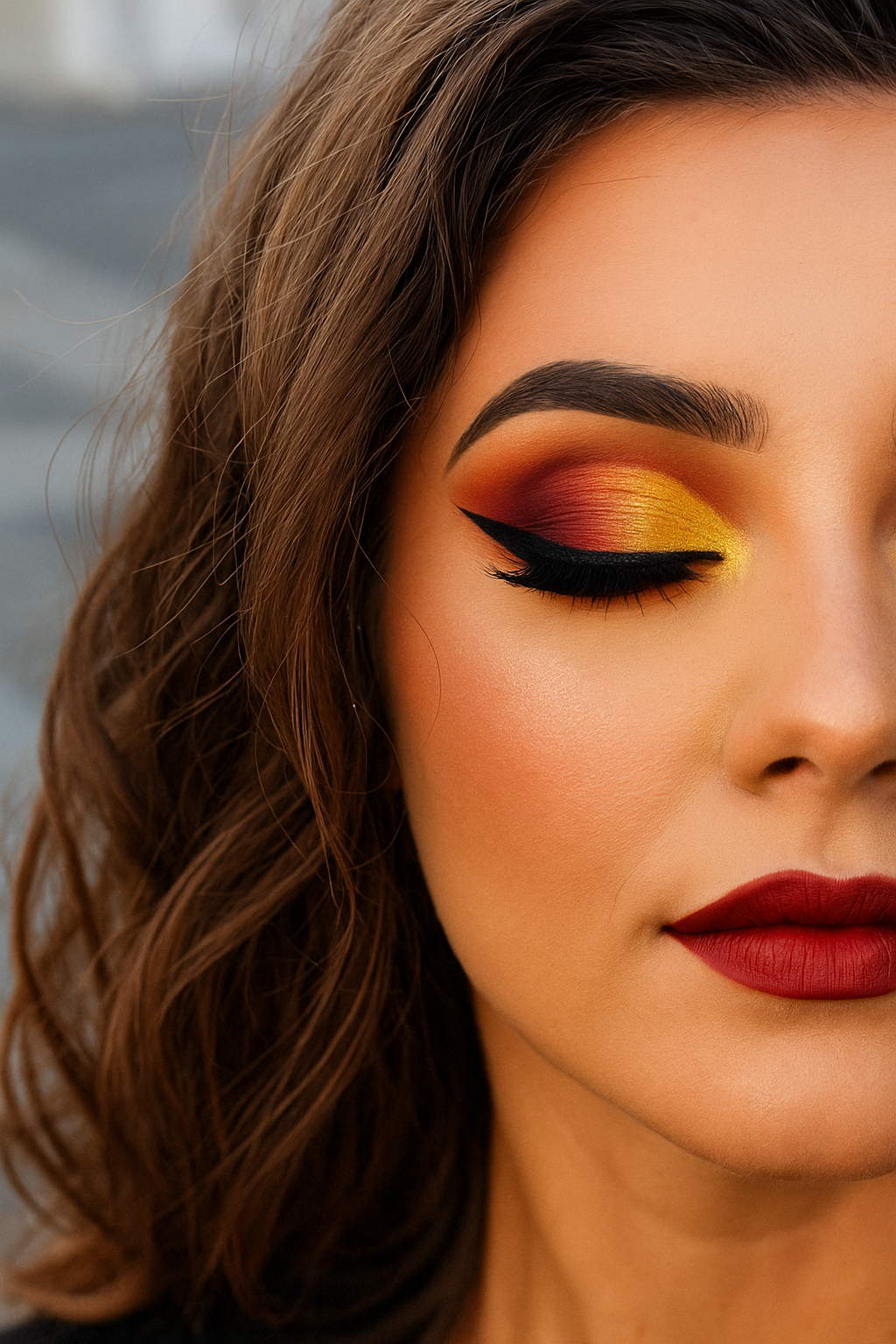 Glitter Eyeshadow Palette (Tropic Heat)