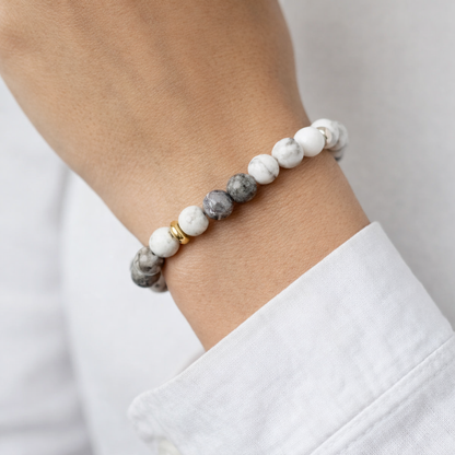 Agate Bead Bracelet