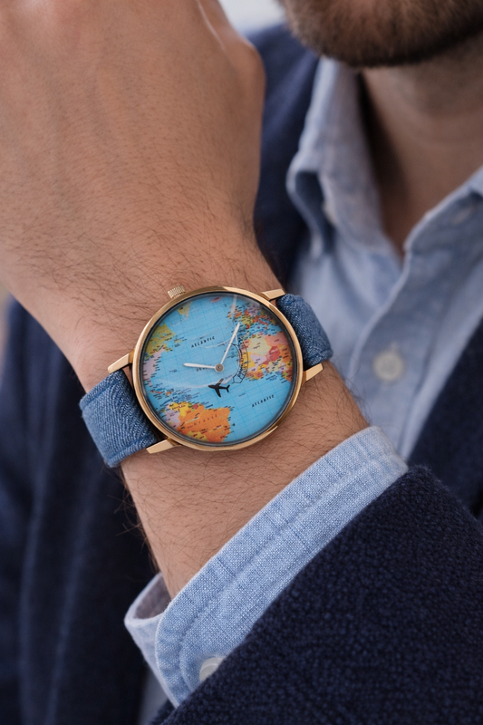 "Travel The World" Unisex Watch