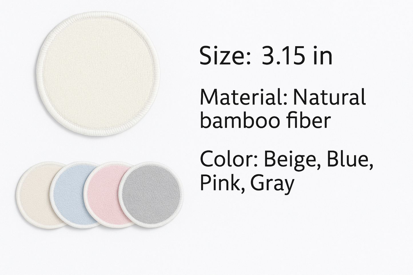 Eco Makeup Remover Pads (12-Pack)