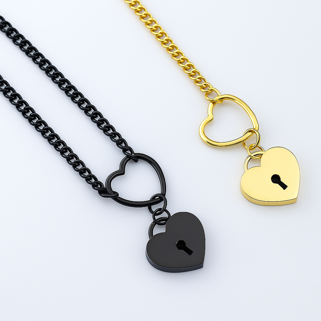 Heart Key Necklace