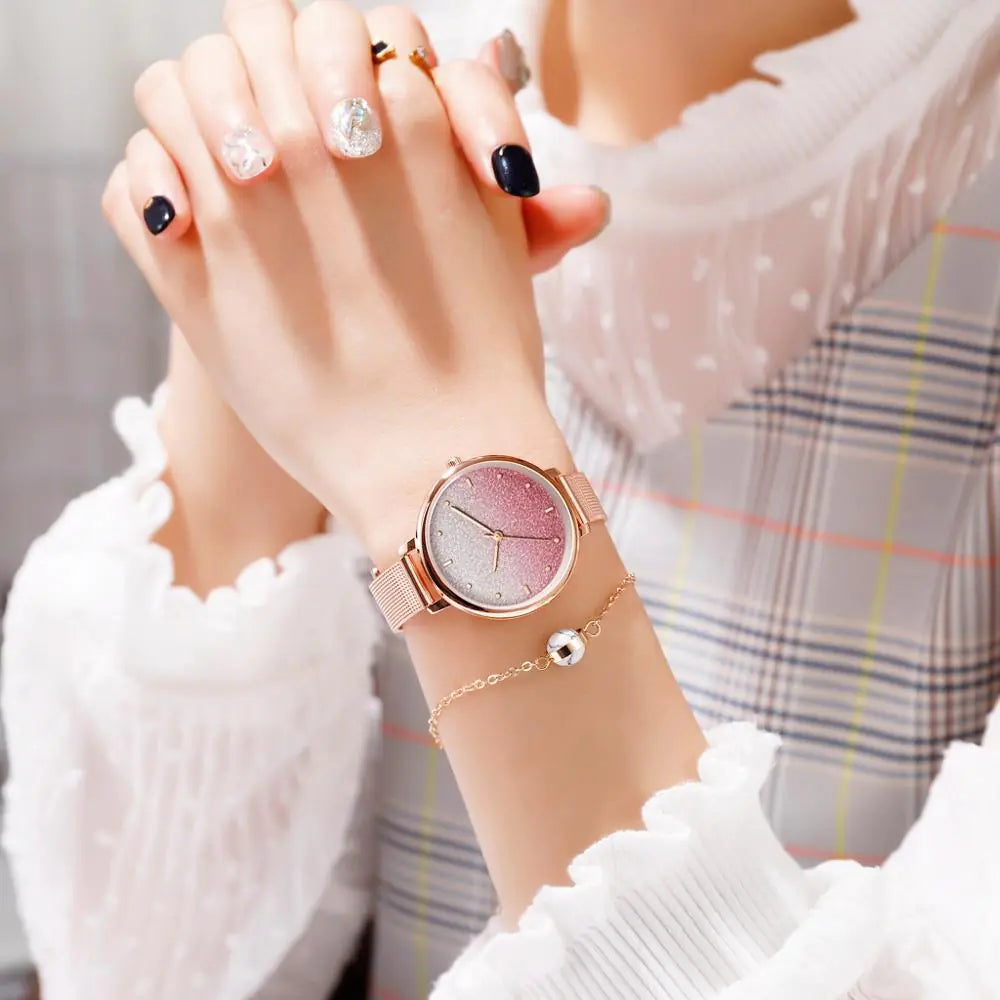 Women's Rose Gold Quartz Watch