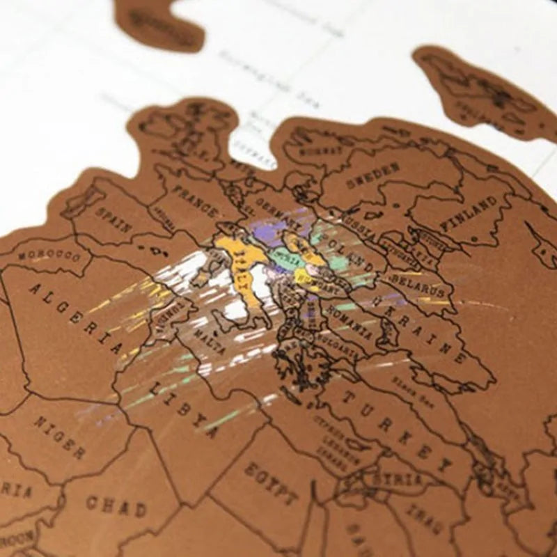 Scratch Off World Map