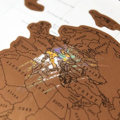 Scratch Off World Map