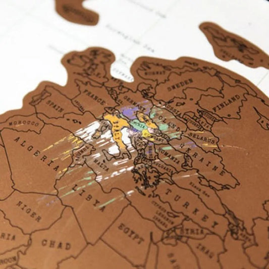 Scratch Off World Map