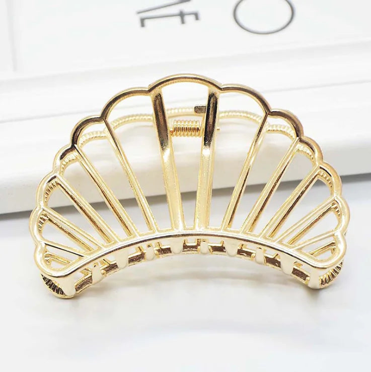 Minimalist Gold Hair Clip