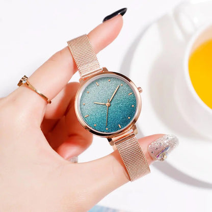 Women's Rose Gold Quartz Watch