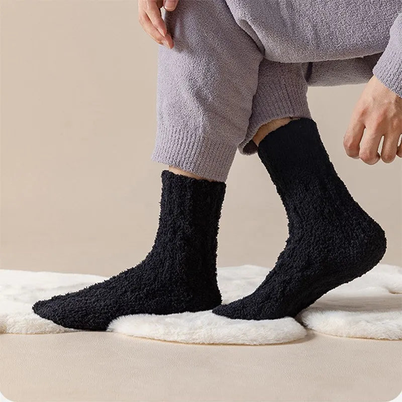 Plush Fleece Lounge Socks