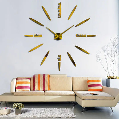 Acrylic Mirror Wall Clock