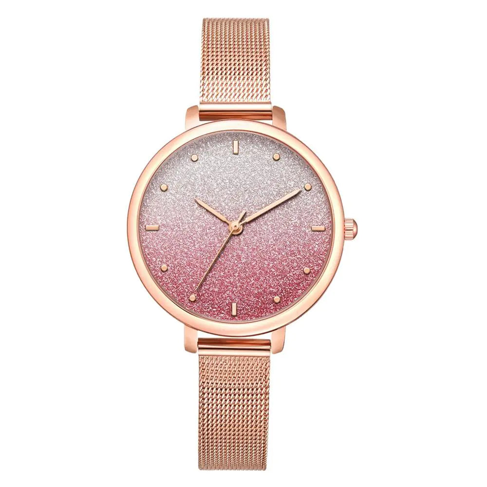 Women's Rose Gold Quartz Watch