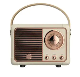 Retro Gold Bluetooth Speaker