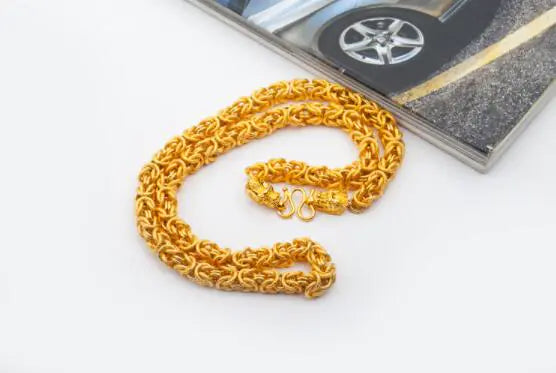 King Status Chain – Bold Gold Statement Necklace