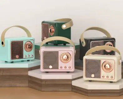 Retro Gold Bluetooth Speaker