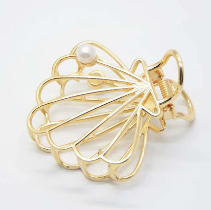 Minimalist Gold Hair Clip