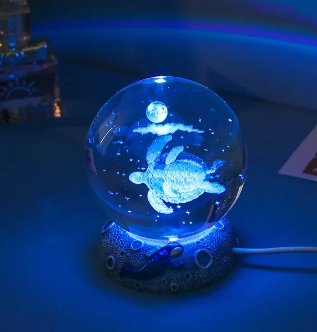 Mystical LED Crystal Ball