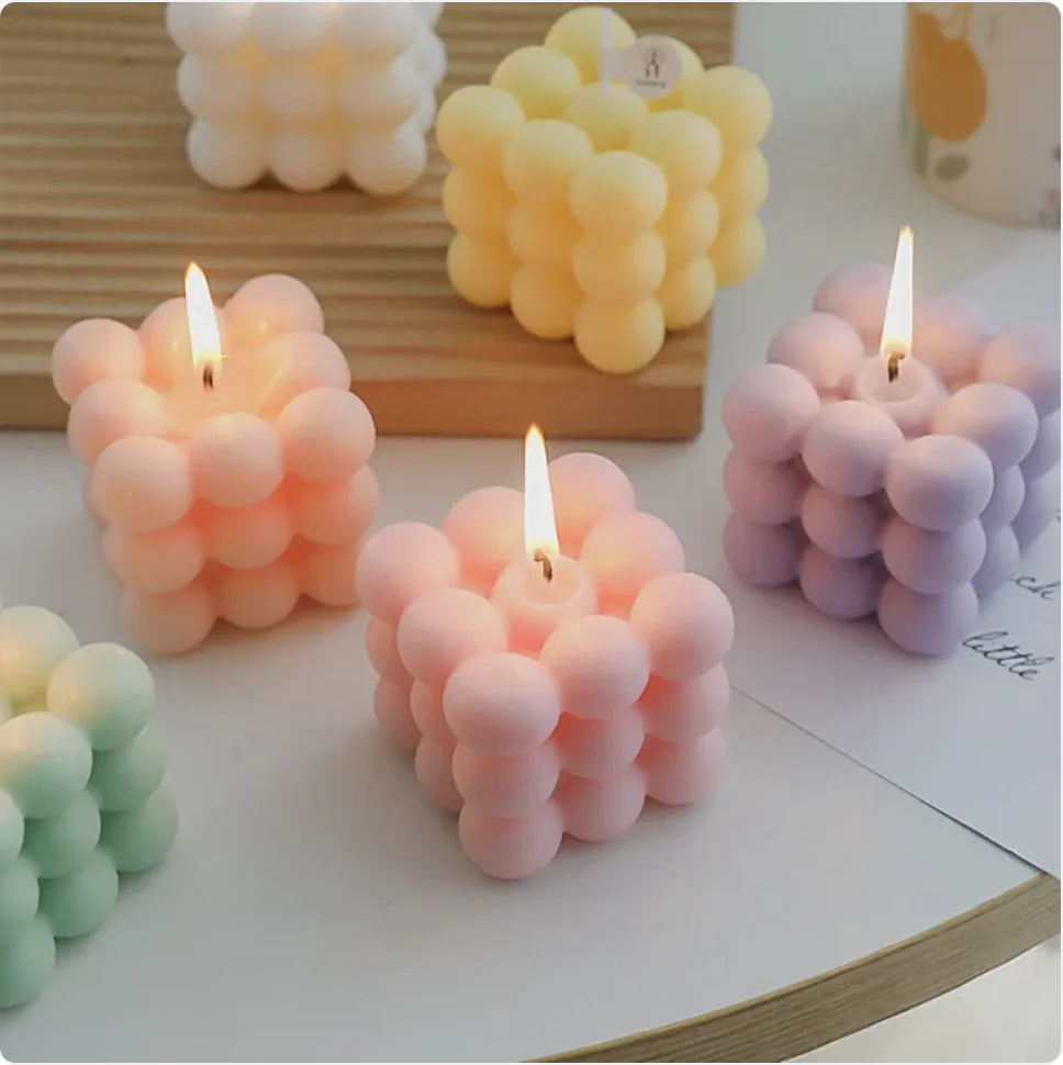 Rubik's Cube Aromatherapy Candle