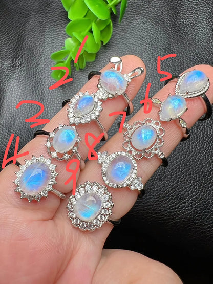 Moonstone Glow Ring – Adjustable