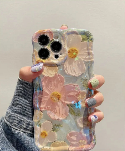 Oil Painting Flowers Phone Case