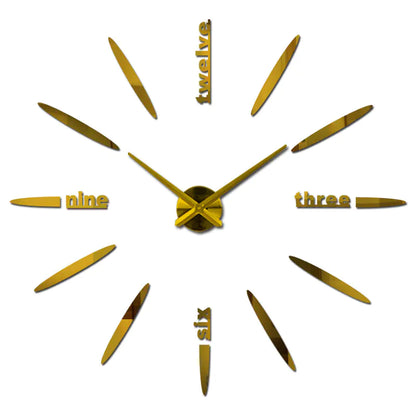 Acrylic Mirror Wall Clock