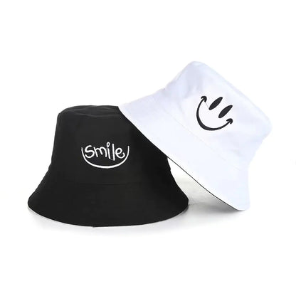 Smiley Reversible Bucket Hat