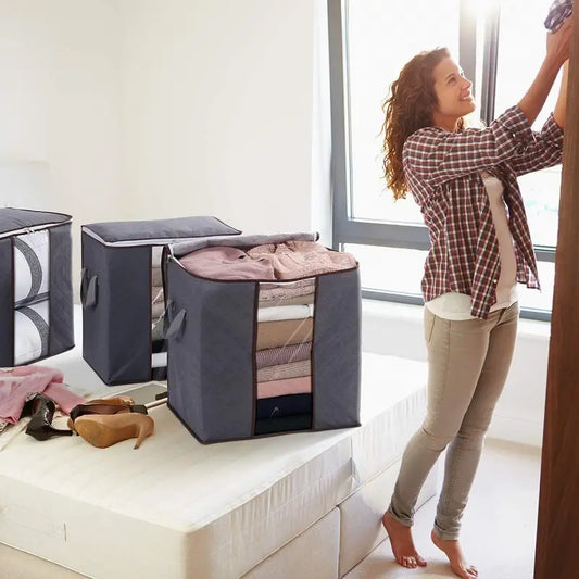 Cotton Storage Bags (Quilts & Bedding)