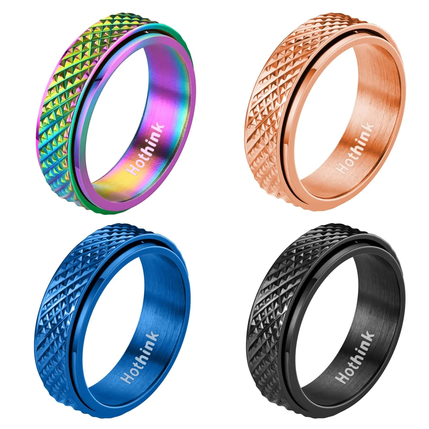 Spinner Fidget Anxiety Rings