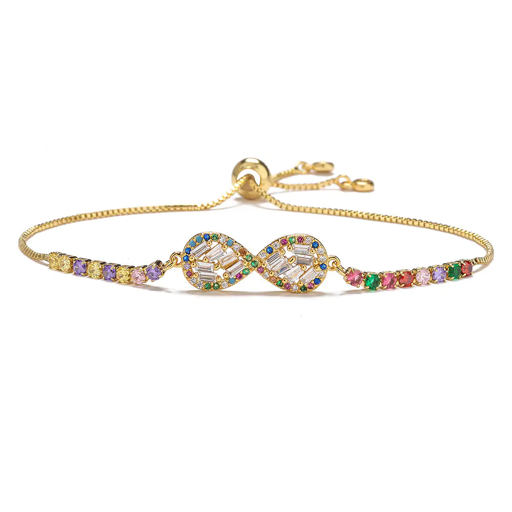 Gold Fatima Hand Charm Bracelet